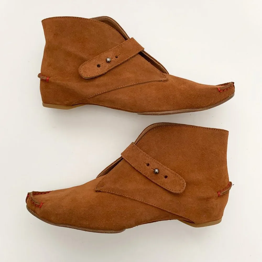 SOLD❗️Donald J. Pliner Berle Suede Southwest Moccasin Ankle Bootie Size 6.5 - Picture 5 of 12